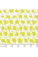 PD's Carolyn Friedlander Collection Memento, Explore in Citron, Dinner Napkin