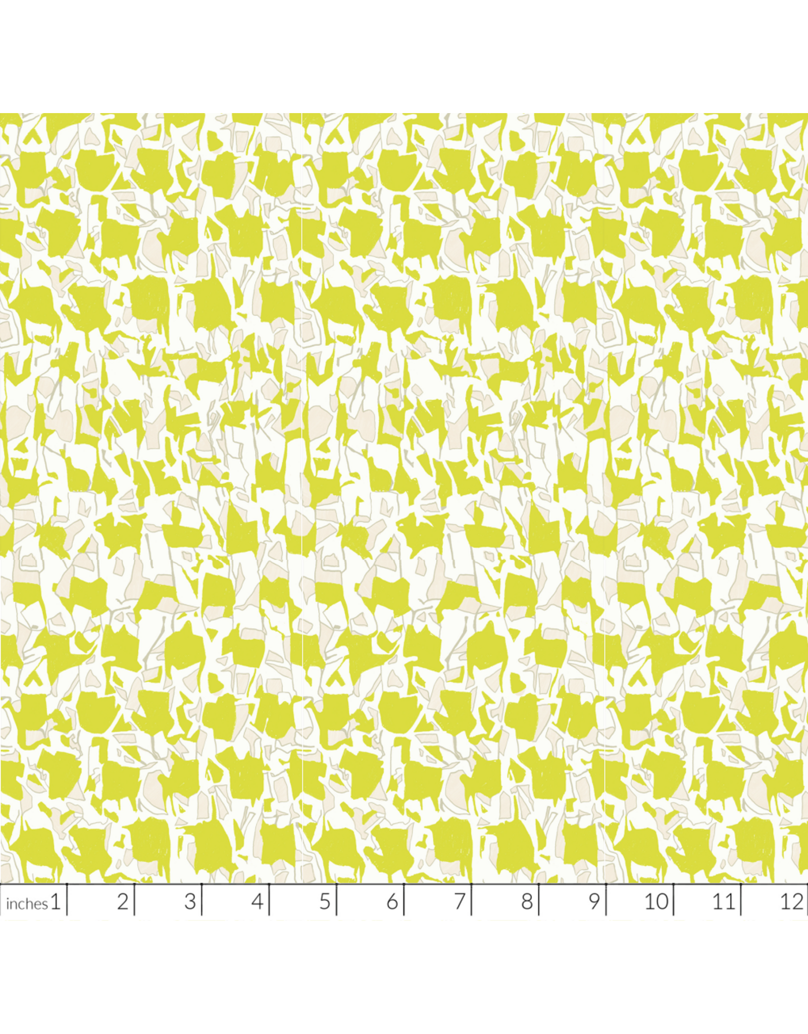 PD's Carolyn Friedlander Collection Memento, Explore in Citron, Dinner Napkin