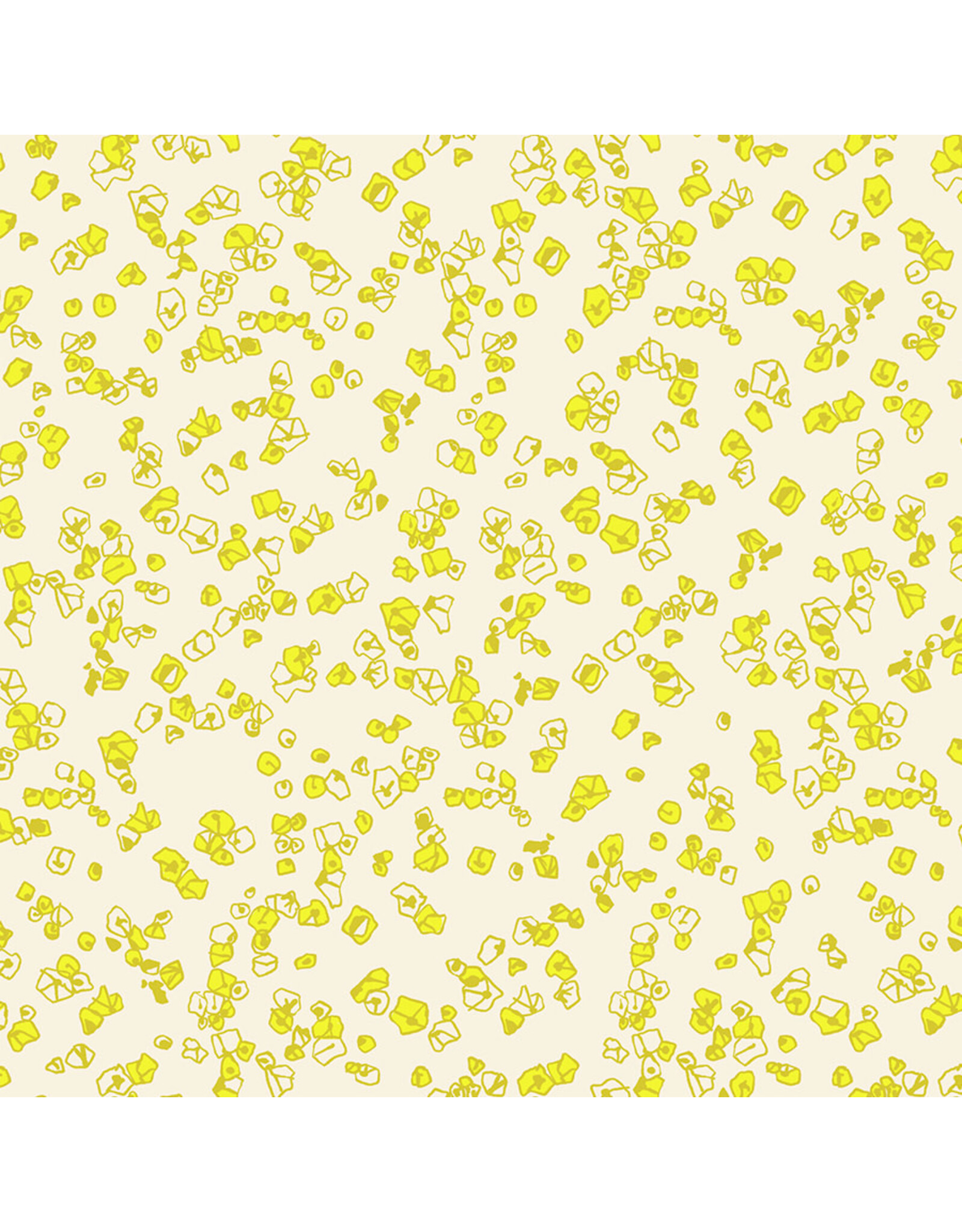 Carolyn Friedlander Memento, Explore in Citron, Fabric Half-Yards