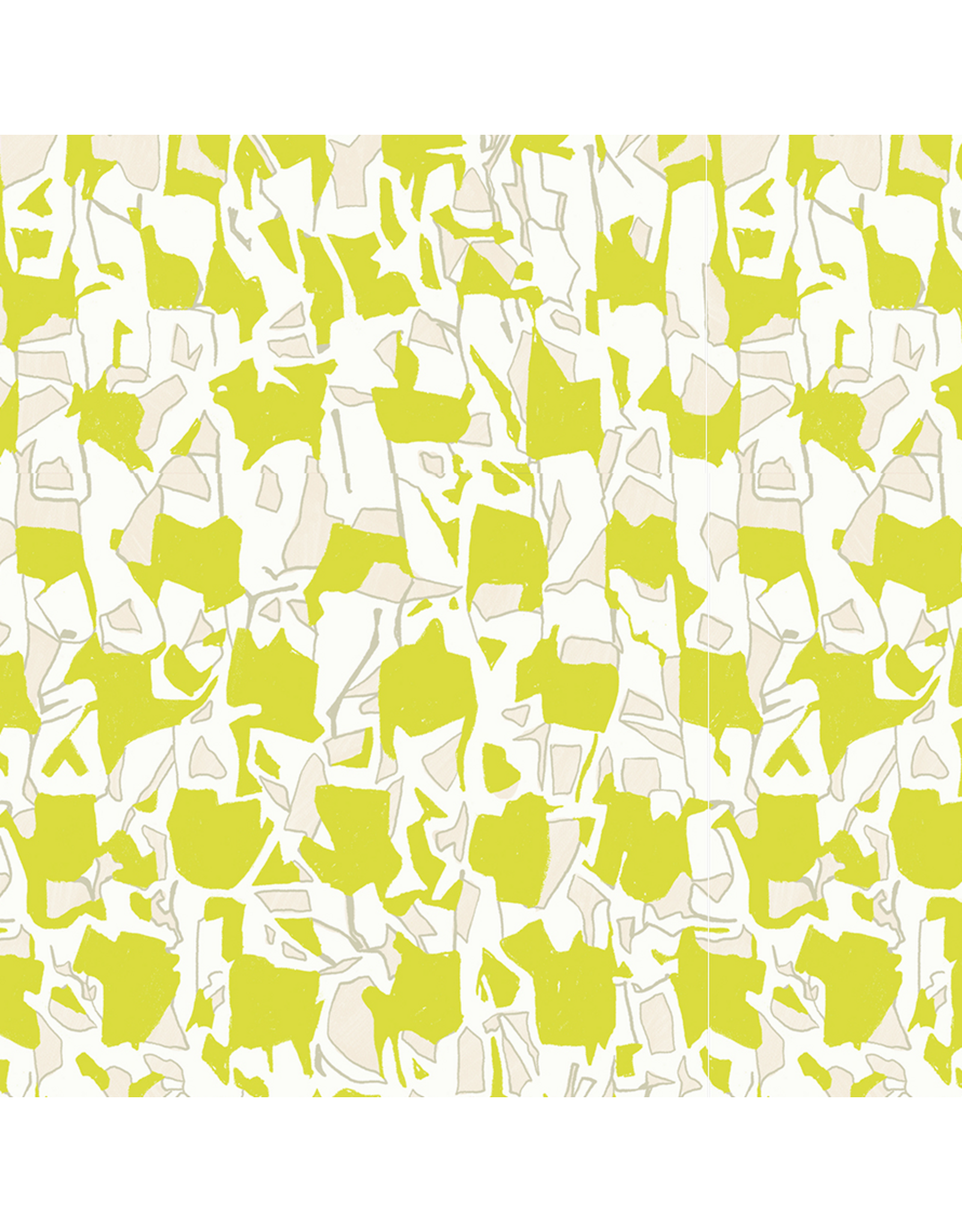 Carolyn Friedlander Memento, Explore in Citron, Fabric Half-Yards