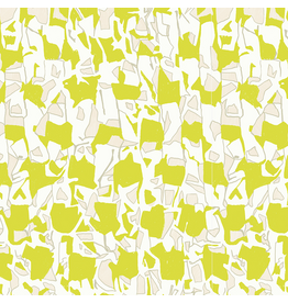 Carolyn Friedlander Memento, Explore in Citron, Fabric Half-Yards