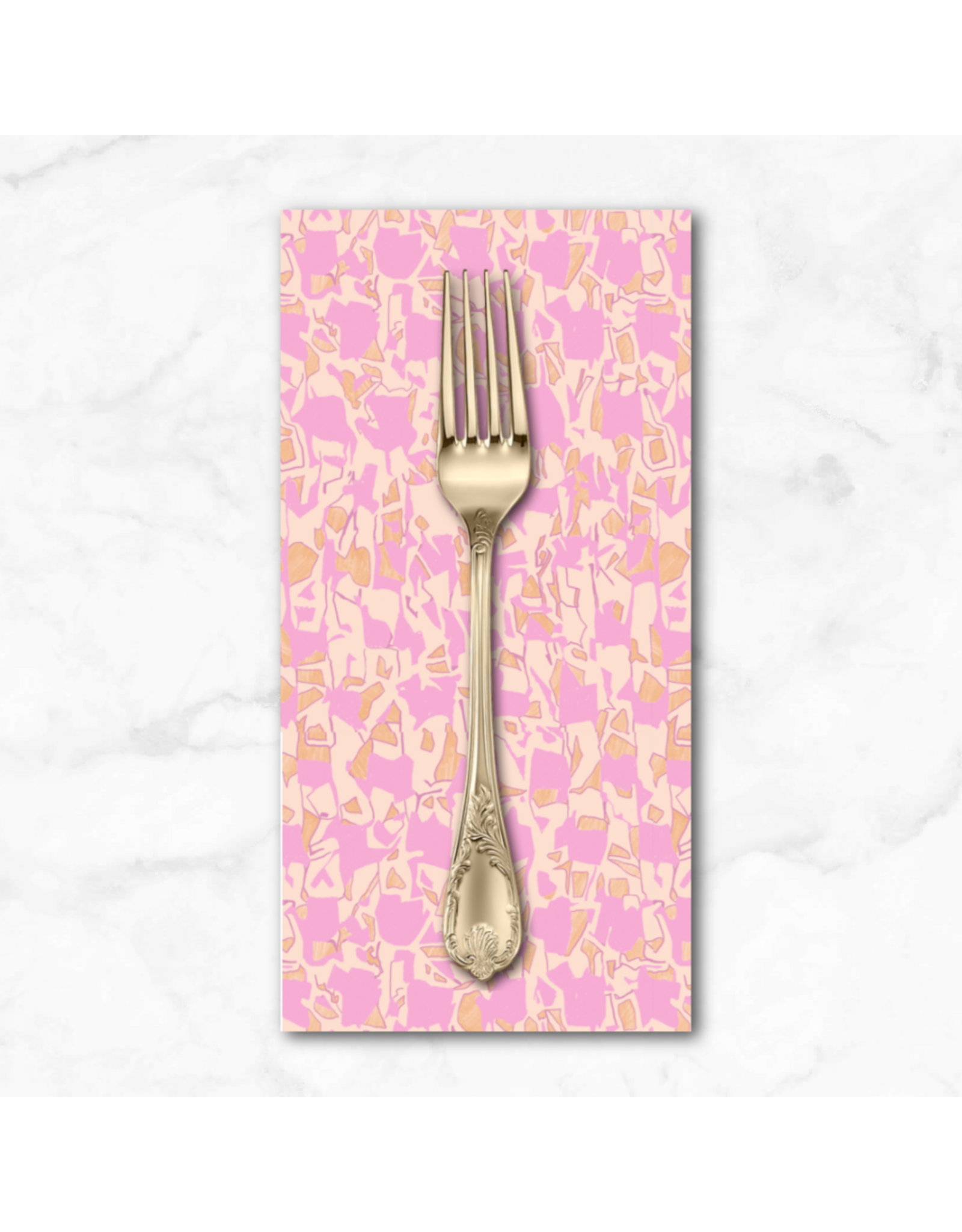 PD's Carolyn Friedlander Collection Memento, Explore in Pale Peach, Dinner Napkin