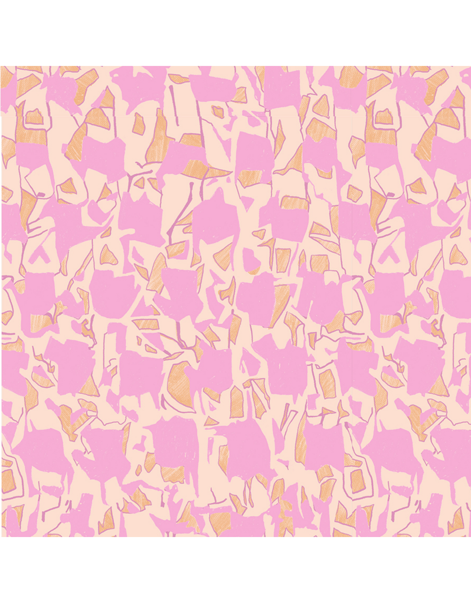 Carolyn Friedlander Memento, Explore in Pale Peach, Fabric Half-Yards