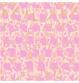 Carolyn Friedlander Memento, Explore in Pale Peach, Fabric Half-Yards