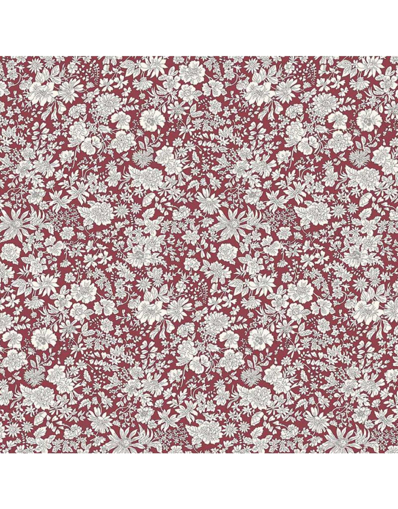 Liberty Fabrics Liberty Emily Belle Collection, Claret, Fabric Half-Yards