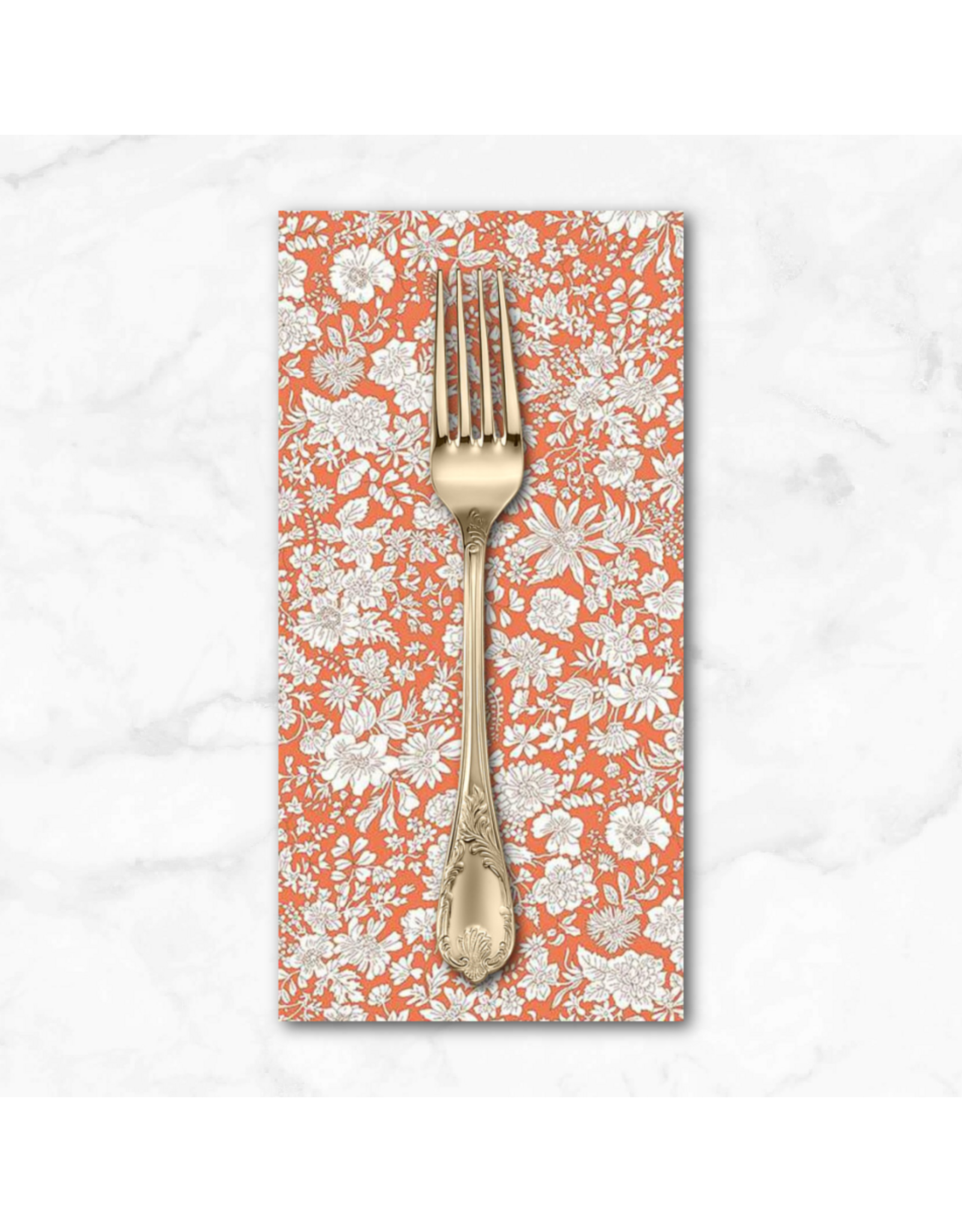 PD's Liberty of London Collection Liberty Emily Belle Collection, Tangerine, Dinner Napkin
