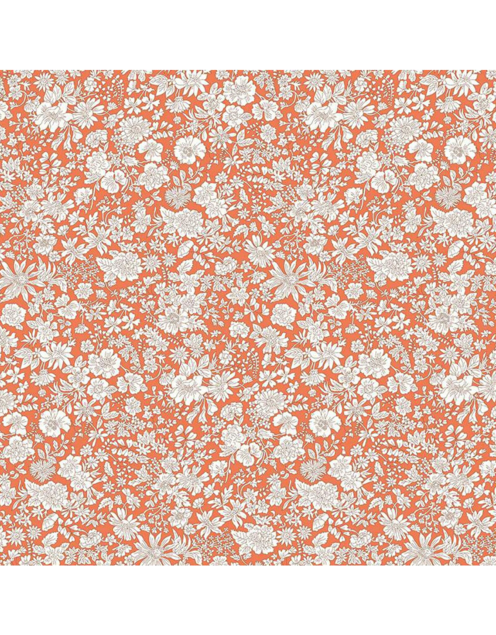 Liberty Fabrics Liberty Emily Belle Collection, Tangerine, Fabric Half-Yards