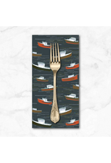 PD's Windham Collection Rocky Coast, Bonnie Boats in Marina, Dinner Napkin
