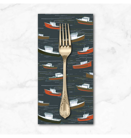 PD's Windham Collection Rocky Coast, Bonnie Boats in Marina, Dinner Napkin