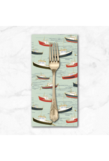 PD's Windham Collection Rocky Coast, Bonnie Boats in Mist, Dinner Napkin