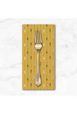 PD's Windham Collection Rocky Coast, Buoys in Mustard, Dinner Napkin