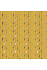 Windham Fabrics Rocky Coast, Buoys in Mustard, Fabric Half-Yards
