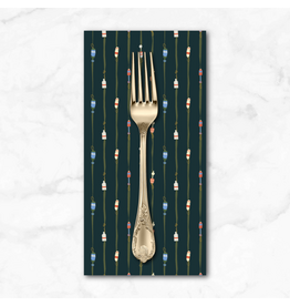 PD's Windham Collection Rocky Coast, Buoys in Navy, Dinner Napkin