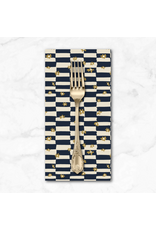 PD's Windham Collection Rocky Coast, Cottage Check in Navy, Dinner Napkin