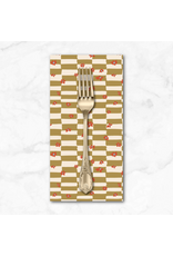 PD's Windham Collection Rocky Coast, Cottage Check in Ochre, Dinner Napkin