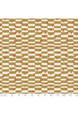 Windham Fabrics Rocky Coast, Cottage Check in Ochre, Fabric Half-Yards