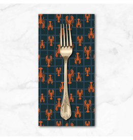 PD's Windham Collection Rocky Coast, Daily Catch in Navy, Dinner Napkin