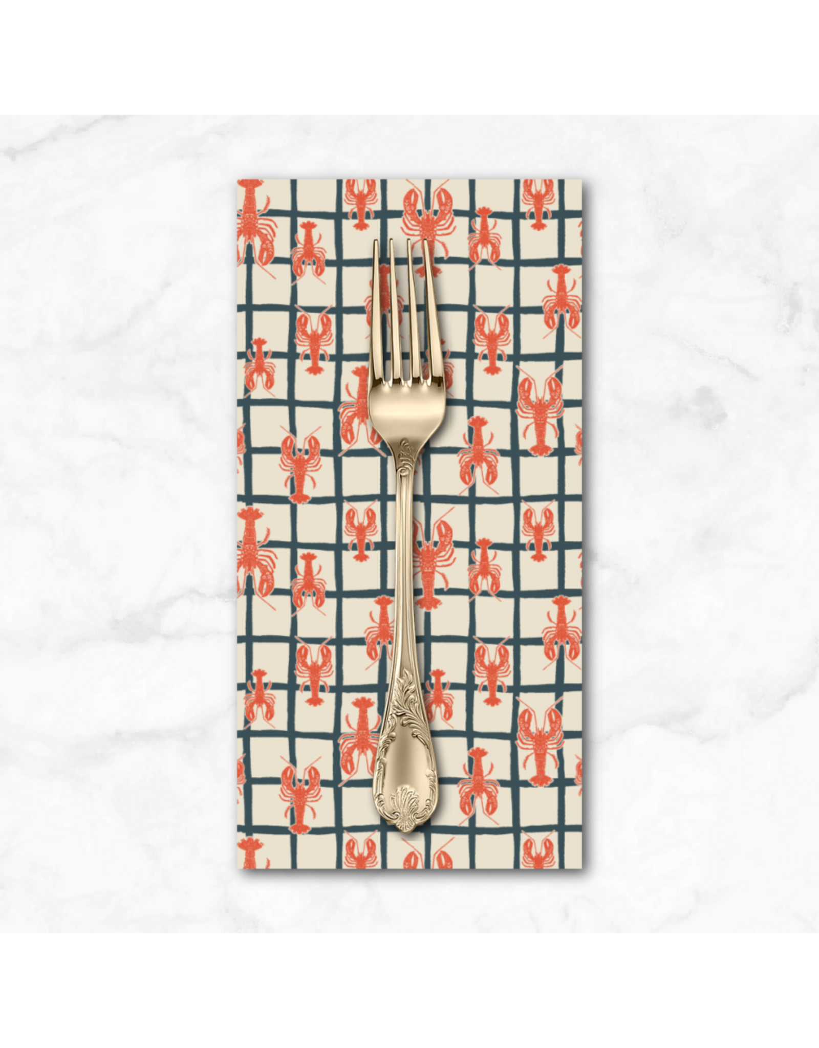 PD's Windham Collection Rocky Coast, Daily Catch in Pearl, Dinner Napkin