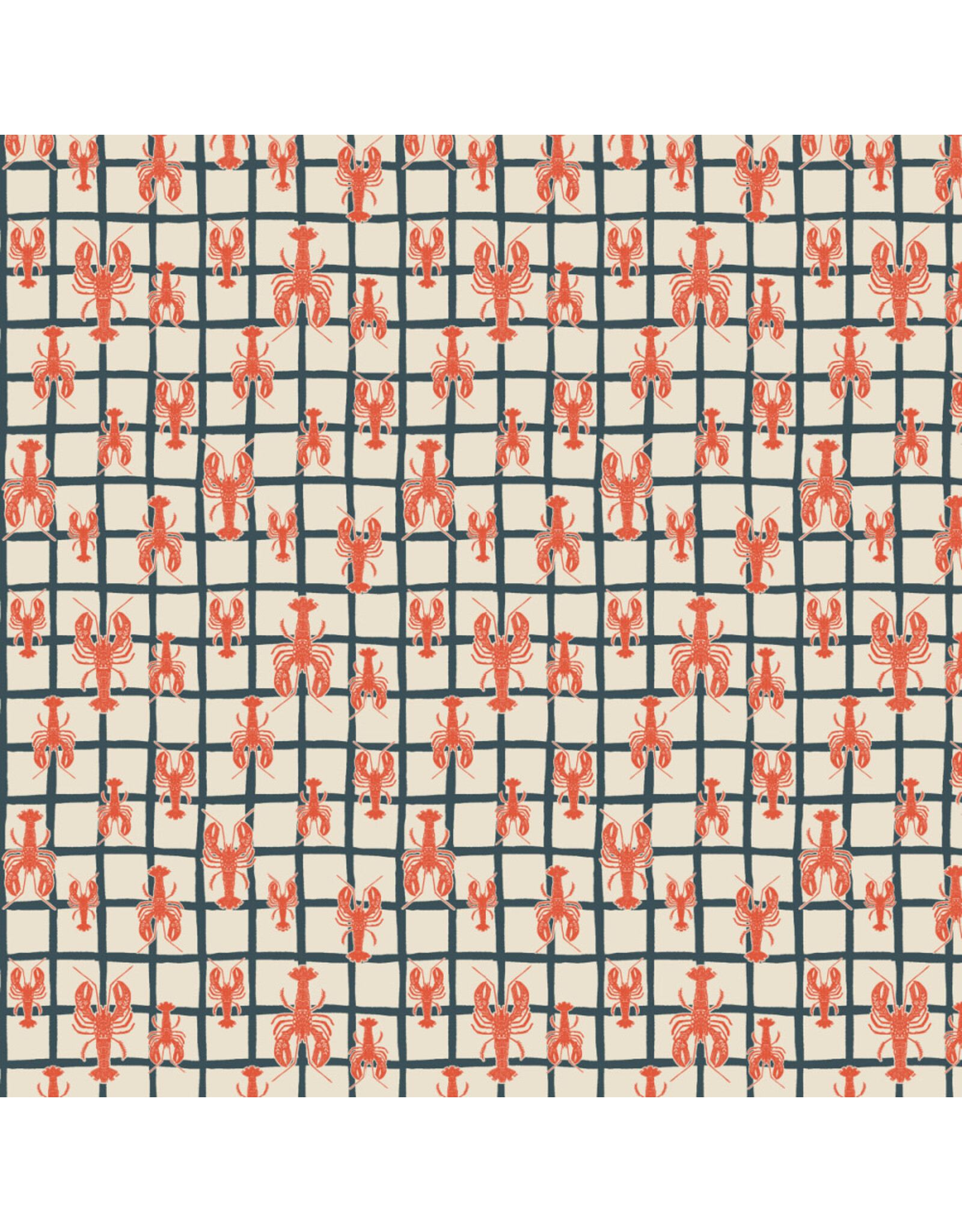 Windham Fabrics Rocky Coast, Daily Catch in Pearl, Fabric Half-Yards
