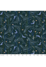 PD's Windham Collection Rocky Coast, Headwaters in Navy, Dinner Napkin