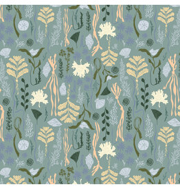 Windham Fabrics Rocky Coast, Tidelands in Lake, Fabric Half-Yards
