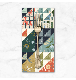 PD's Windham Collection Rocky Coast, Whole Cloth in Multi, Dinner Napkin