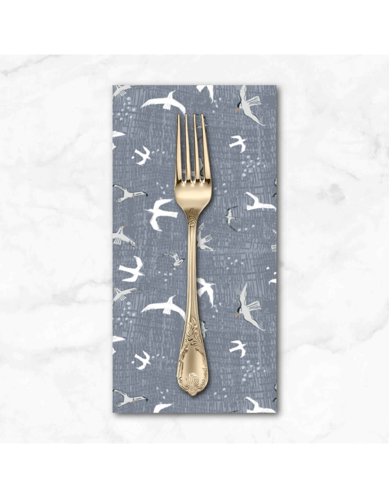 PD's Windham Collection Rocky Coast, Windswept in Fog, Dinner Napkin