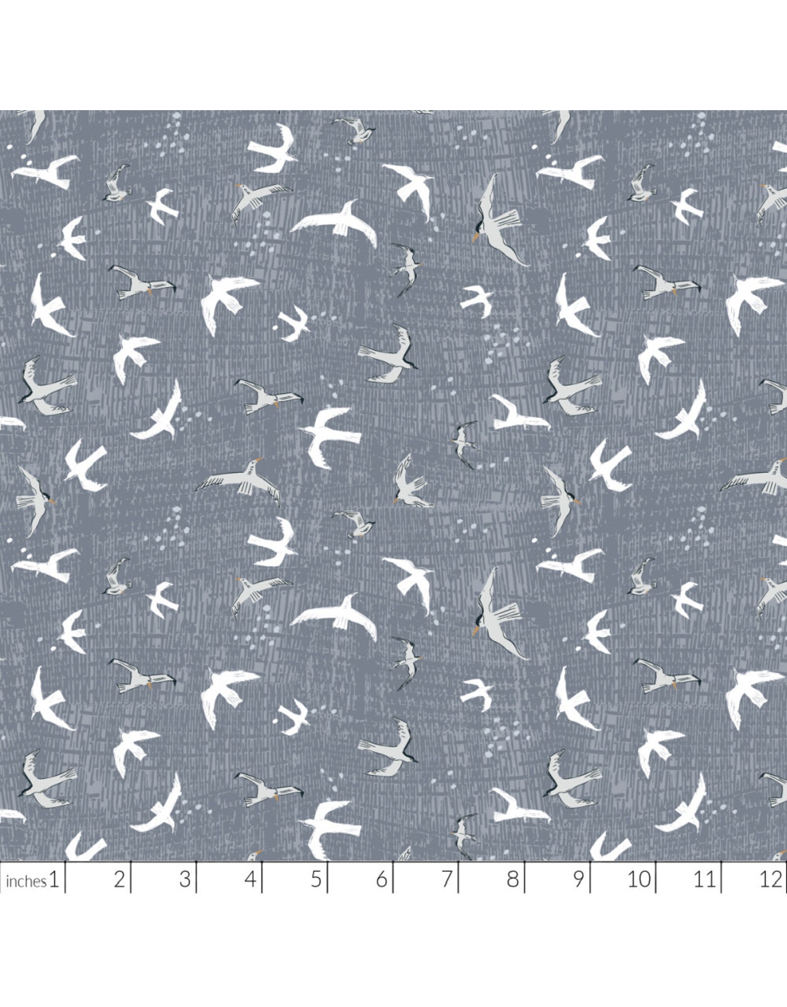 PD's Windham Collection Rocky Coast, Windswept in Fog, Dinner Napkin