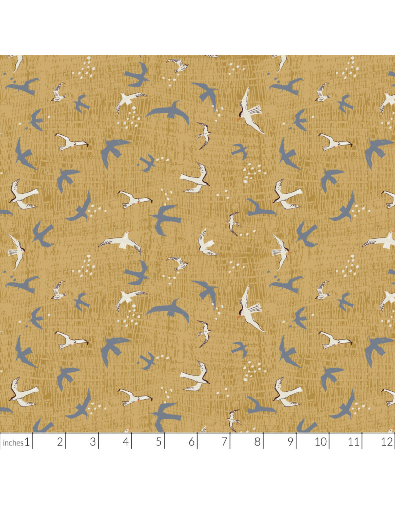 Windham Fabrics Rocky Coast, Windswept in Sand, Fabric Half-Yards
