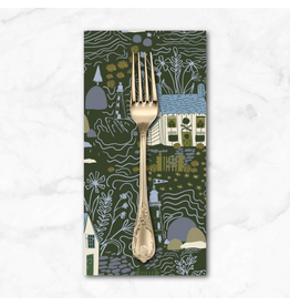 PD's Windham Collection Rocky Coast, Inverness in Seaweed, Dinner Napkin
