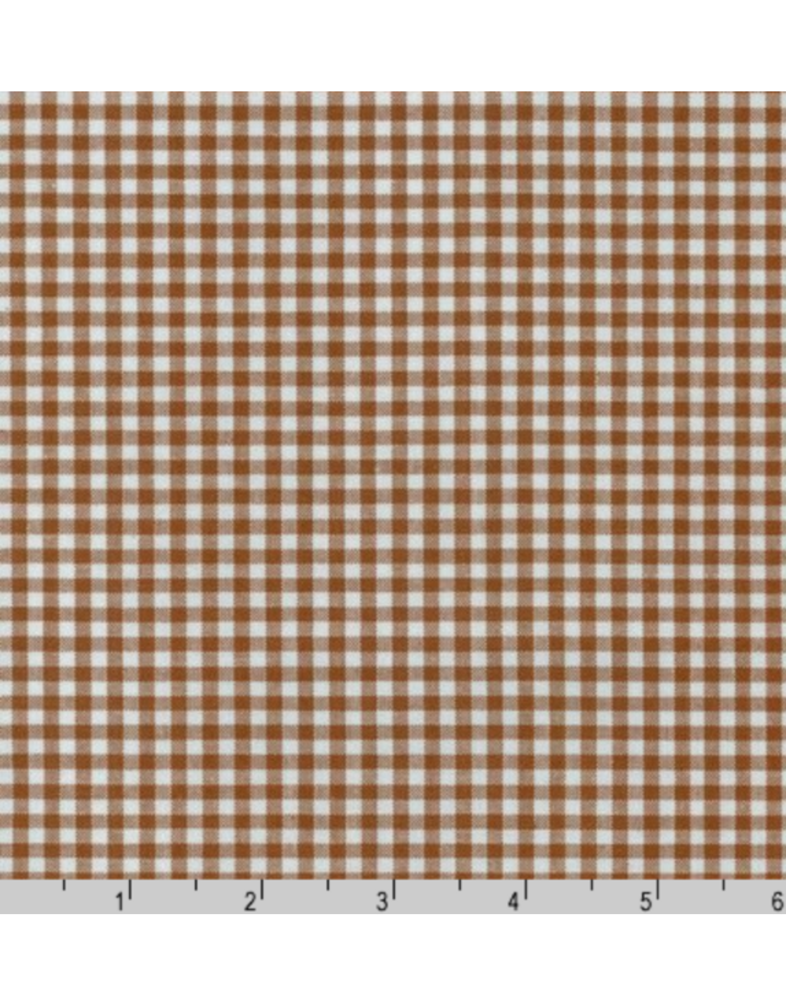 Robert Kaufman Carolina Gingham, 1/8” in Chocolate, Lightweight Yarn Dyed Woven, Fabric Half-Yards