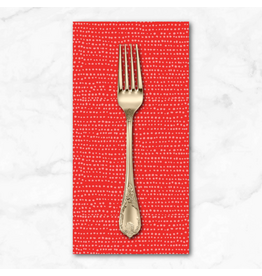 PD's Dear Stella Collection Moonscape in Crimson, Dinner Napkin