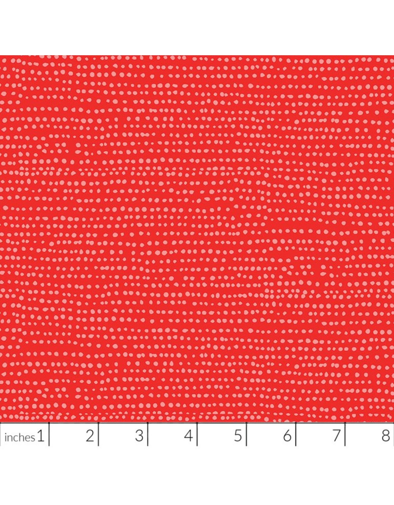 PD's Dear Stella Collection Moonscape in Crimson, Dinner Napkin