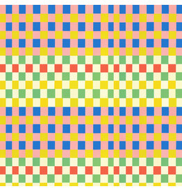 Free Spirit Stannie & Lloyd,  Checkered Past in Mixie, Fabric Half-Yards