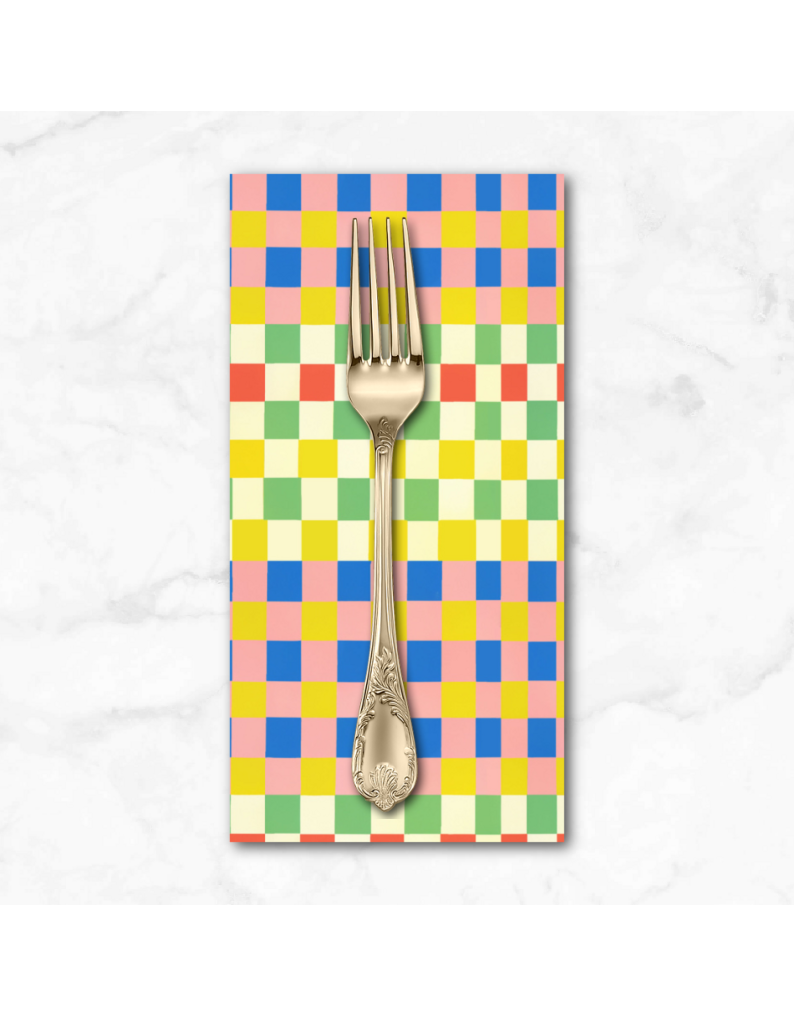 PD'S Free Spirit Collection Stannie & Lloyd, Checkered Past in Mixie, Dinner Napkin