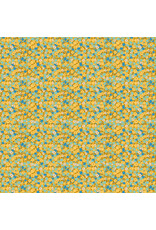 Free Spirit Stannie & Lloyd,  Ditsy in Chamomile, Fabric Half-Yards