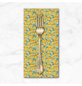 PD'S Free Spirit Collection Stannie & Lloyd, Ditsy in Chamomile, Dinner Napkin