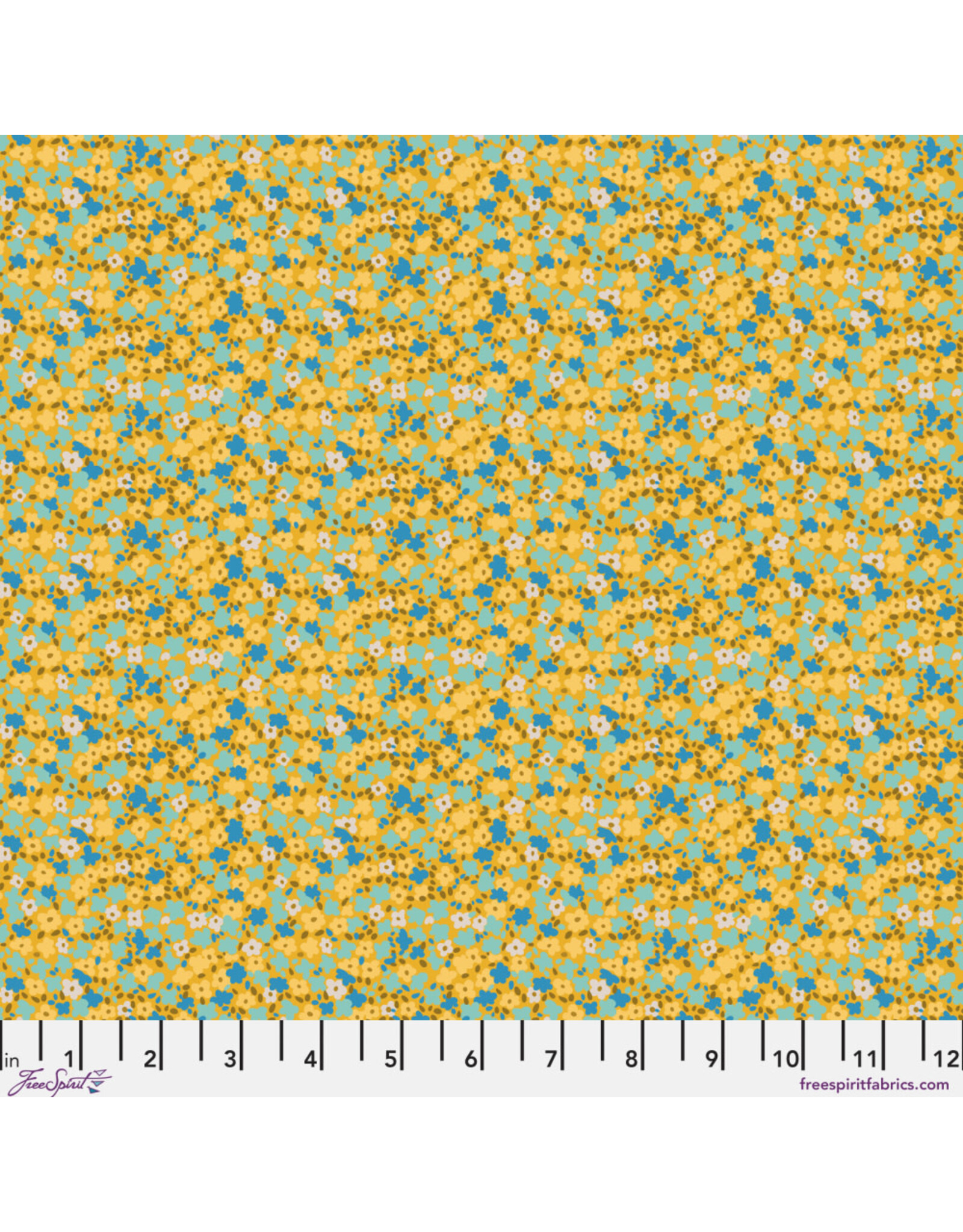 PD'S Free Spirit Collection Stannie & Lloyd, Ditsy in Chamomile, Dinner Napkin