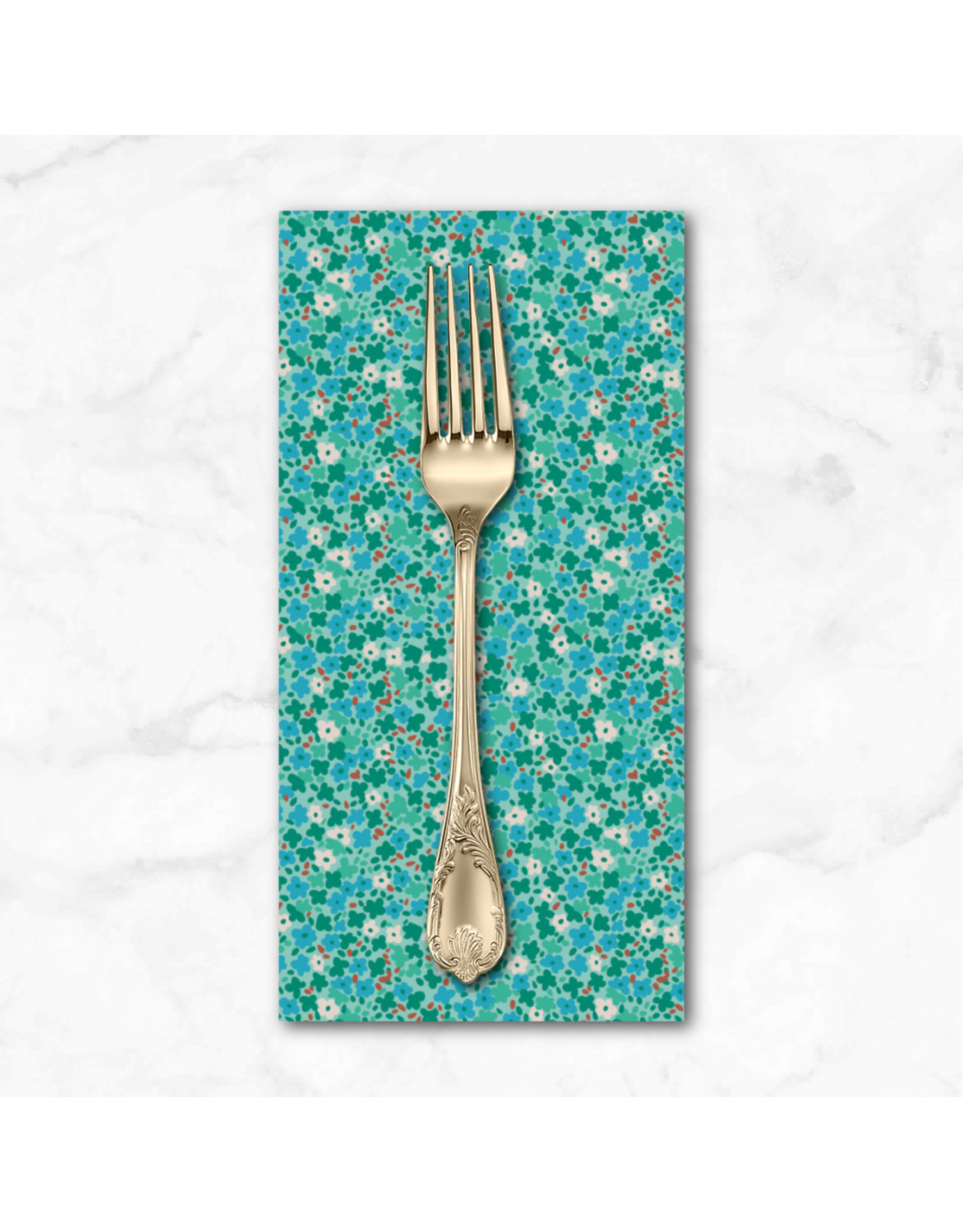 PD'S Free Spirit Collection Stannie & Lloyd, Ditsy in Mint, Dinner Napkin