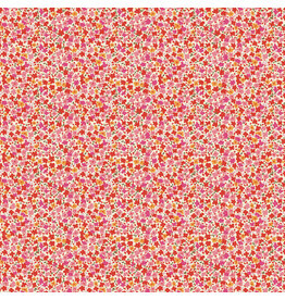 Free Spirit Stannie & Lloyd,  Ditsy in Rosehip, Fabric Half-Yards