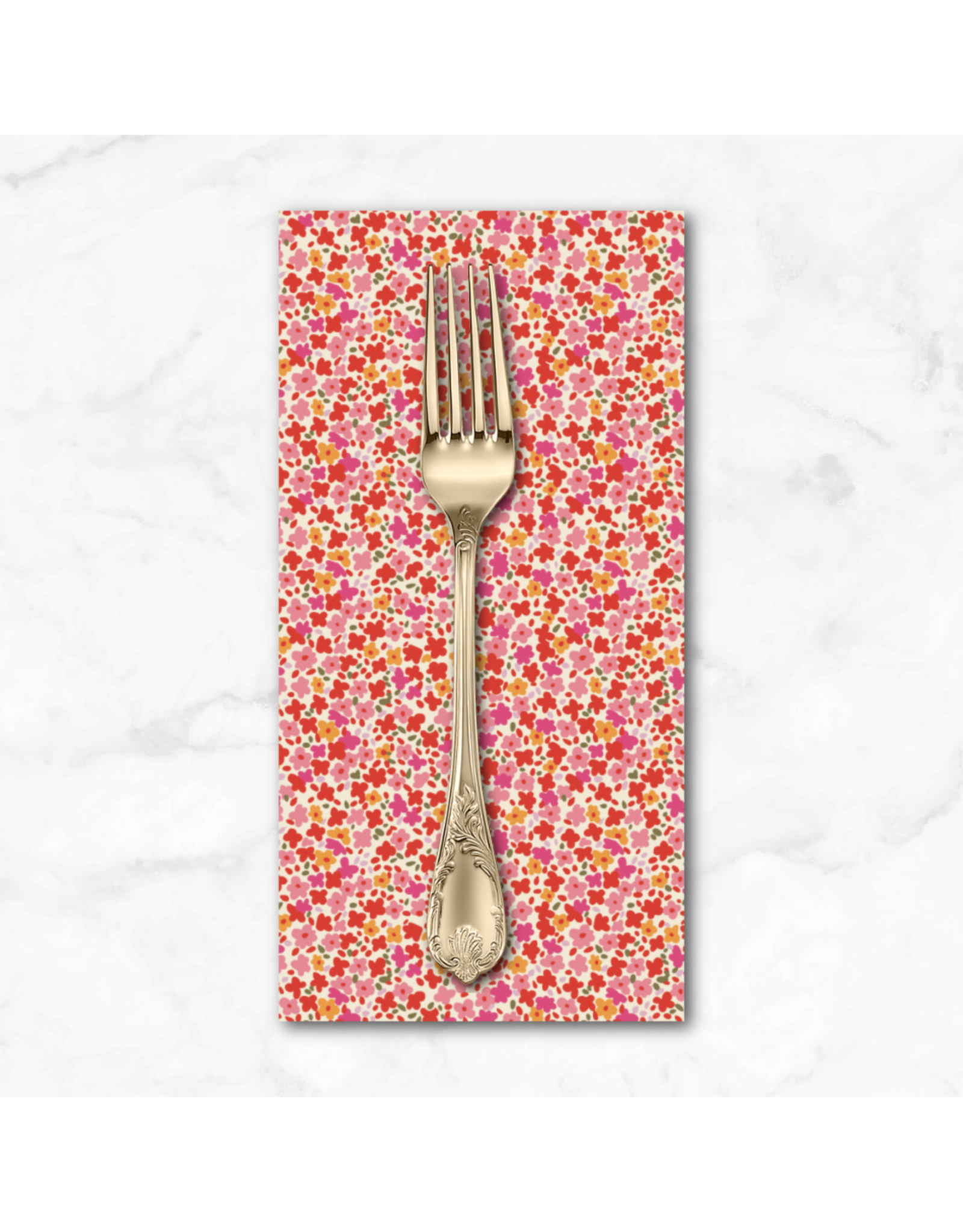 PD'S Free Spirit Collection Stannie & Lloyd, Ditsy in Rosehip, Dinner Napkin