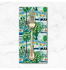 PD'S Free Spirit Collection Stannie & Lloyd, Meet Me in Paris in Sky, Dinner Napkin