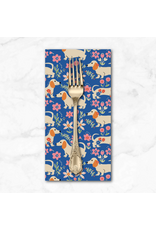 PD'S Free Spirit Collection Stannie & Lloyd, Pemberley Pups in Delft, Dinner Napkin