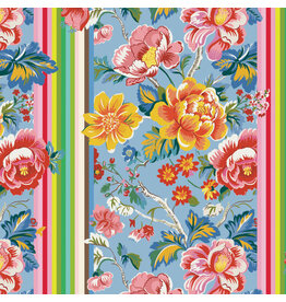 Free Spirit Stannie & Lloyd,  Regency Remix in Sky, Fabric Half-Yards