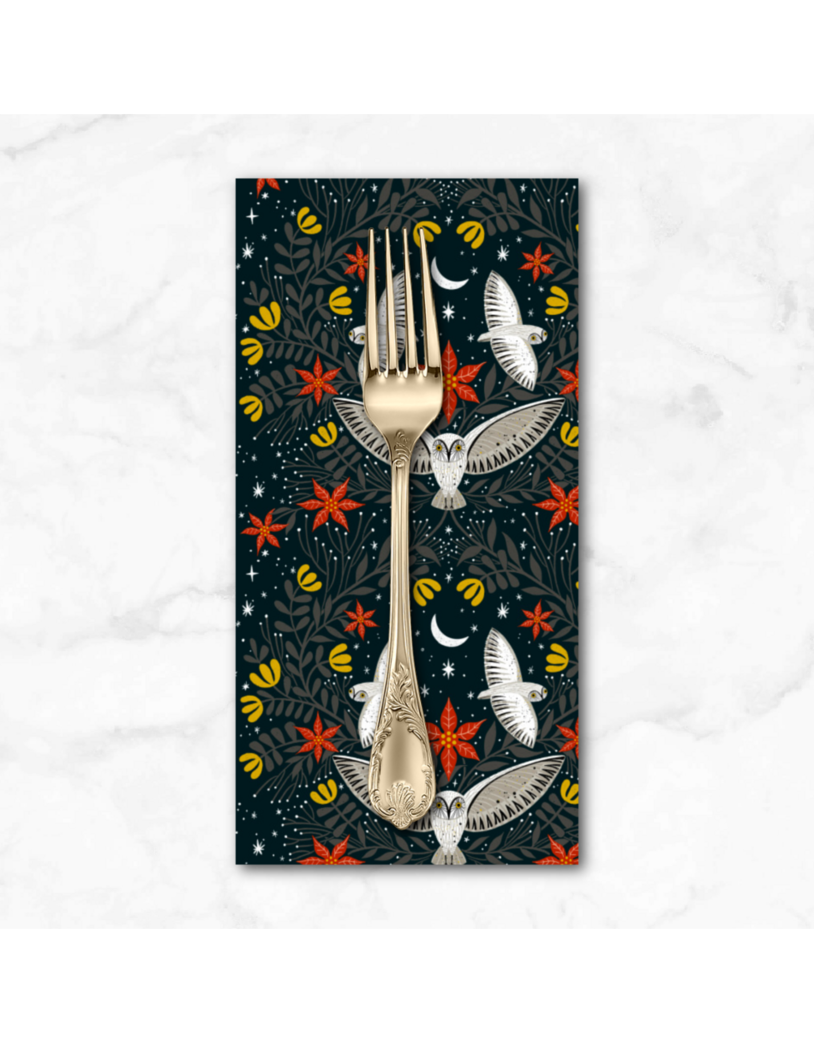 Christmas Collection Silent Night, Night Dreams in Midnight, Dinner Napkin
