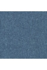 Robert Kaufman Linen, Essex Yarn Dyed in Peacock, Fabric Half-Yards