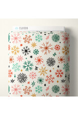 Cloud9 Fabrics Merry & Mod, Frosted & Bright in Ivory, Fabric Half-Yards
