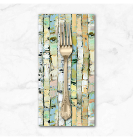 PD's Figo Collection Canoe Lake, Stripe in Light Green,  Dinner Napkin