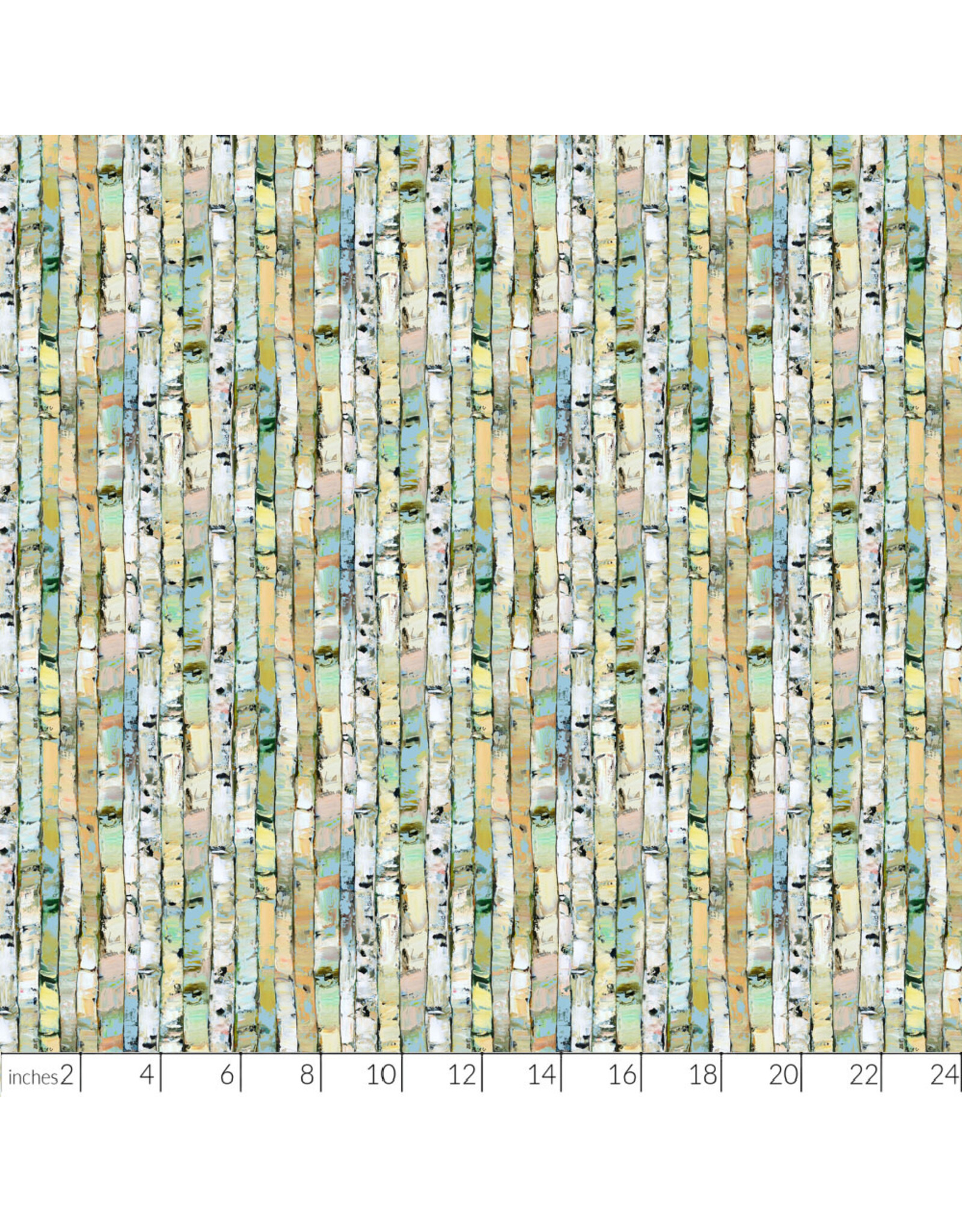 PD's Figo Collection Canoe Lake, Stripe in Light Green,  Dinner Napkin