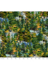 PD's Figo Collection Canoe Lake, Trees in Green,  Dinner Napkin